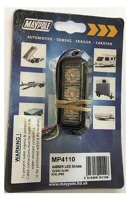Maypole Reverse Light Led Amber Warning Light Flashing Strobe Recovery Dual Voltage Maypole ...