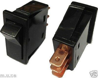 On On Rocker Switch 12V Rectangle Black Robinson K415 - Mid-Ulster Rotating Electrics Ltd