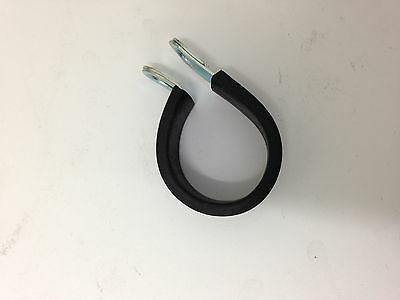 5 X Rubber Lined P Clip Black Size 21 Cable Pipe Wire 21Mm Pclip C-Tie Crlpc7 - Mid-Ulster Rotating Electrics Ltd