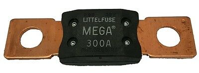 Mega Fuse 300 Amp Bolt Down M8 Grey Copper Ends 12V 24V 32V Cargo 192231 - Mid-Ulster Rotating Electrics Ltd