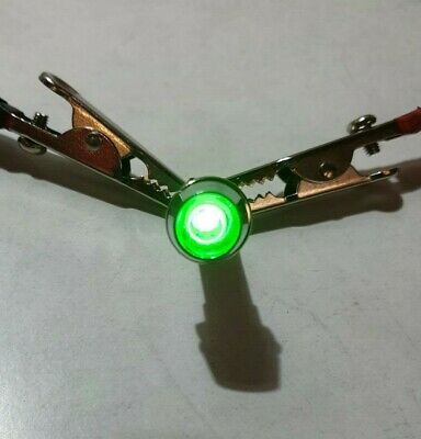 Green Led Warning Indicator Round Panel Light Lamp 12V 24V Cargo 181571 - Mid-Ulster Rotating Electrics Ltd