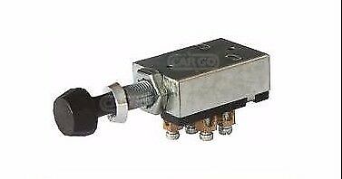 Push Pull Side & Head Light Switch Single Pole Screw Terminals 12V Cargo 180010 - Mid-Ulster Rotating Electrics Ltd