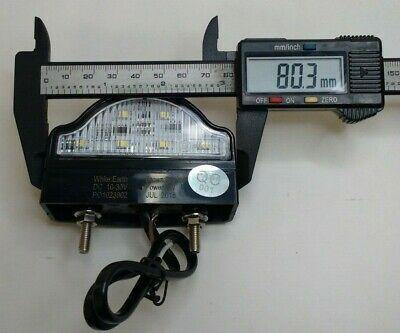 Number Plate Lamp Light White 6 Led Dual Voltage 12V 24 Maypole Mp8227B - Mid-Ulster Rotating Electrics Ltd