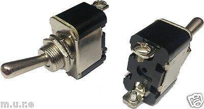 5 X On Off Toggle Switch Flick Metal Car Dash Flip 12V 25Amp Hd Robinson K891 - Mid-Ulster Rotating Electrics Ltd