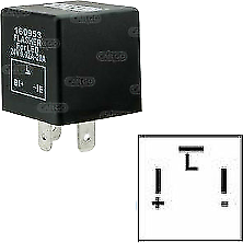 3 Pin Flasher Unit Relay Indicators 24V For Led Light Turn Signal Cargo 160953 - Mid-Ulster Rotating Electrics Ltd