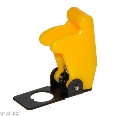 Yellow Toggle Switch Aircraft Flip Up Cover Missile Rally Car Robinson K889Y - Mid-Ulster Rotating Electrics Ltd