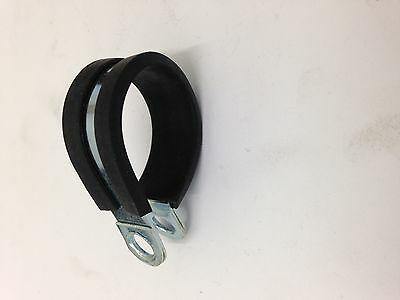 5 X Rubber Lined P Clip Black Size 21 Cable Pipe Wire 21Mm Pclip C-Tie Crlpc7 - Mid-Ulster Rotating Electrics Ltd