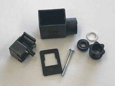 Hydraulic Solenoid Valve Connector Plug 12V 24V 10A Din 43650B Mure Hsv.Mini.10 - Mid-Ulster Rotating Electrics Ltd