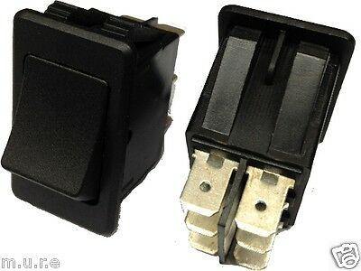 On On Rocker Switch Twin Circuit Double Pole Rectangle Black 12V Robinson K624 - Mid-Ulster Rotating Electrics Ltd