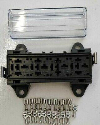 Relay Box Holder Terminals To Suit 4 / 5 Pin Relays 4 Way Wood Auto Rly2010 - Mid-Ulster Rotating Electrics Ltd