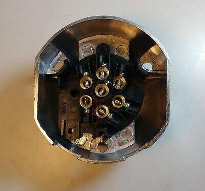 7 Pin 12N Trailer Socket Aluminium 12V Towing Tow Bar Car Van Maypole Mp25B - Mid-Ulster Rotating Electrics Ltd