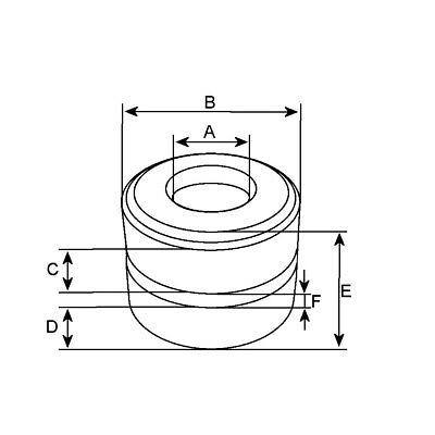 Alternator Slip Ring Fiat Peugeot Bmw Skoda Audi Mitsubishi Wood Auto Slr39141 - Mid-Ulster Rotating Electrics Ltd