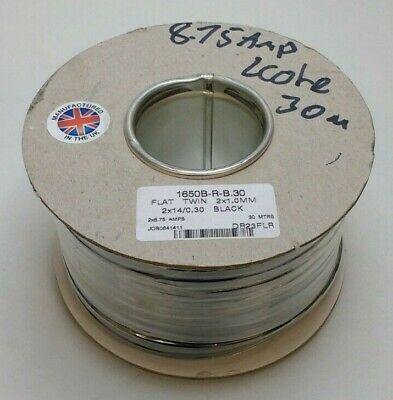 50M Reel 8.75 Amp Black Single Core Automarine 12V 24V Car Boat Bike Wire - Mid-Ulster Rotating Electrics Ltd