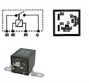 4 Pin Split Charge Relay Lucas Type Srb601 24V 40A 33Ra Wood Auto Rly1048 - Mid-Ulster Rotating Electrics Ltd