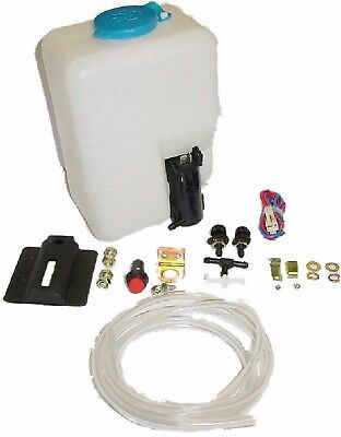 Window Windscreen Washer Bottle Kit Motor Button Jets Universal 24V Cargo 160273 - Mid-Ulster Rotating Electrics Ltd