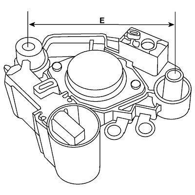 12V Alternator Voltage Regulator Brush Box Genuine Valeo Bmw Wood Auto Val599101 - Mid-Ulster Rotating Electrics Ltd