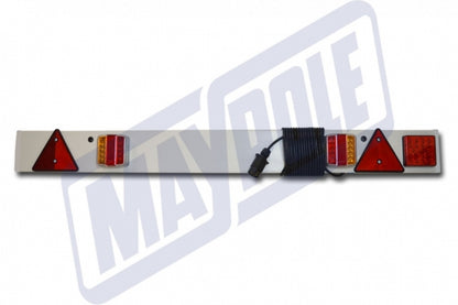 Genuine Maypole Trailer Lighting Board With 12v 24v Multi Function Led Lights and Fog 4'6" & 6M Cable Mp276pled - Mid-Ulster Rotating Electrics Ltd