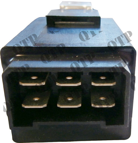 6 Pin Flasher Unit Relay Indicators 12V Turn Signal Fits Ford New Holland QTP1617401