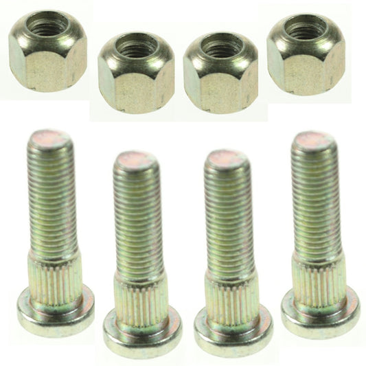 Unf Wheel Lug Nut & Studs Car Caravan Trailer 4 X 3/8 Maypole MP4185B & MP4186B