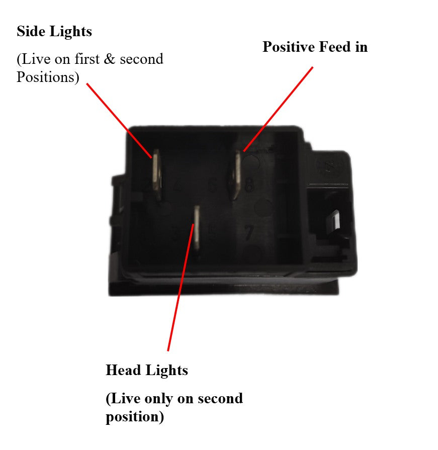 Off On On Rocker Switch For Lights 12v 24V Swf Type Rectangle QTP41917 ...