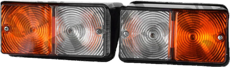 1 x Pair Front Indicator Position Side Lamps Amber White Ford Tractor QTP44052