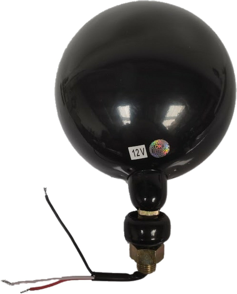 1 Pair Of Tractor Headlights Black Plain Lens With Bulbs 40/45w 12V QTP51501