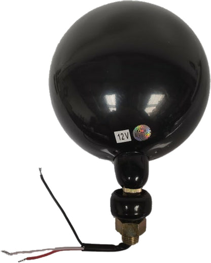 1 Pair Of Tractor Headlights Black Plain Lens With Bulbs 40/45w 12V QTP51501
