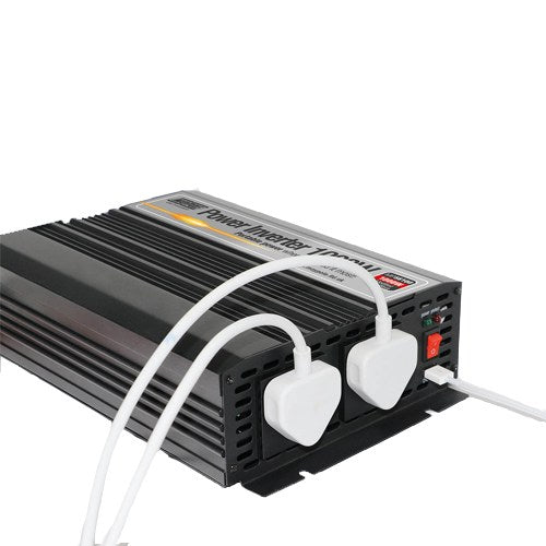 Maypole 1000W Power Inverter DC 12V to 230V AC Converter with AC Outlet and 5V 2.1A USB Car Charger MP56100 - Mid-Ulster Rotating Electrics Ltd