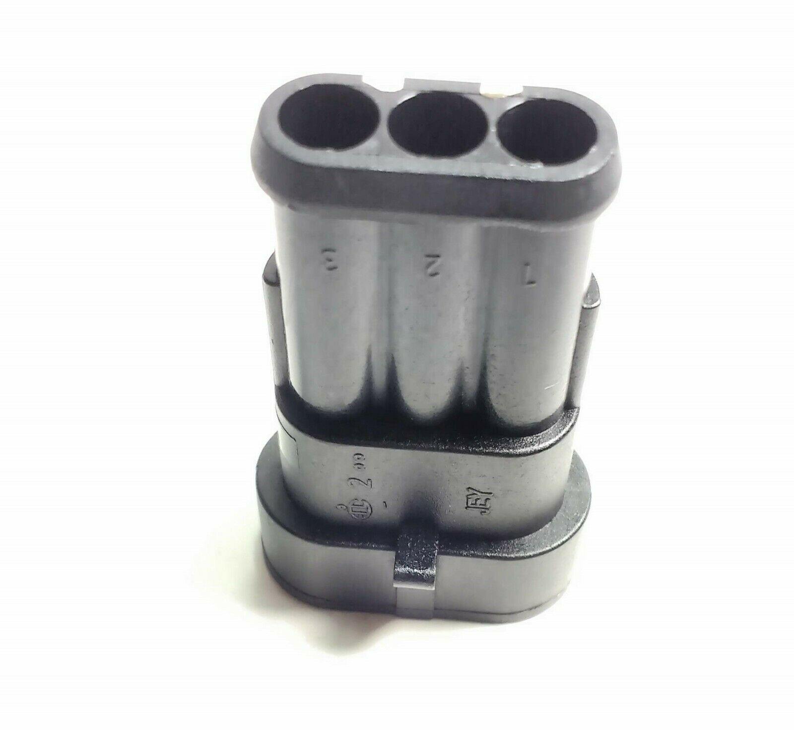 3 Way Superseal Plug Kit Connector Waterproof Marine Lorry Cargo 12V 24V - Mid-Ulster Rotating Electrics Ltd
