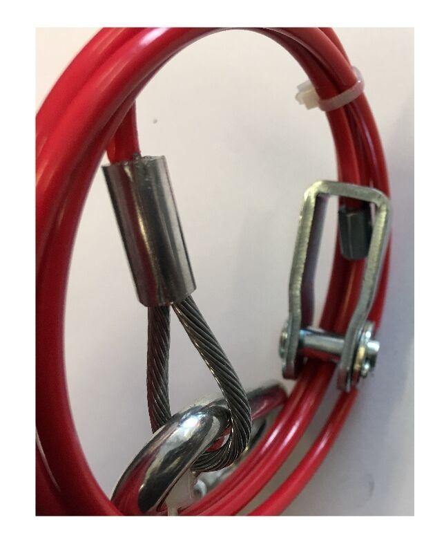 Trailer Breakaway Cable With Clevis Pin Fork For Caravan Horsebox Maypole Mp502B - Mid-Ulster Rotating Electrics Ltd