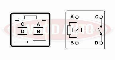 4 Pin Make And Break Relay Mini Japanese Type 12V 30A Amp Rly1029 - Mid-Ulster Rotating Electrics Ltd