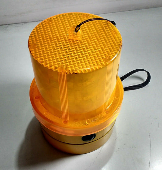 Magnet Mount Beacon Amber Led Flasher Battery Powered Light Sensor Cargo 172221 - Mid-Ulster Rotating Electrics Ltd