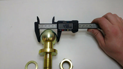 Tow Ball Pin 22Mm Short Threaded 1250Kg 50Mm Load 70Mm 22Mm Quad Maypole Mp48122 - Mid-Ulster Rotating Electrics Ltd