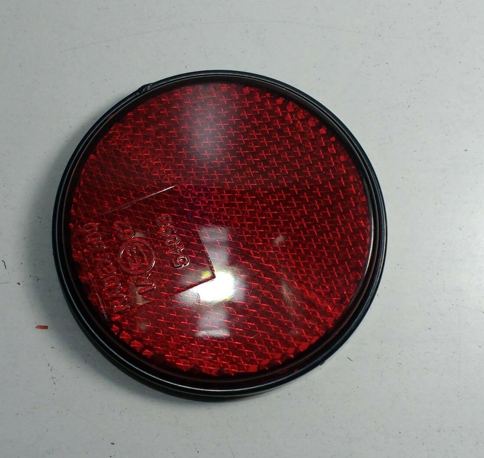 2 X Rear Red Reflector Trailer Truck Horsebox Tractor Round Maypole Mp854SSB - Mid-Ulster Rotating Electrics Ltd