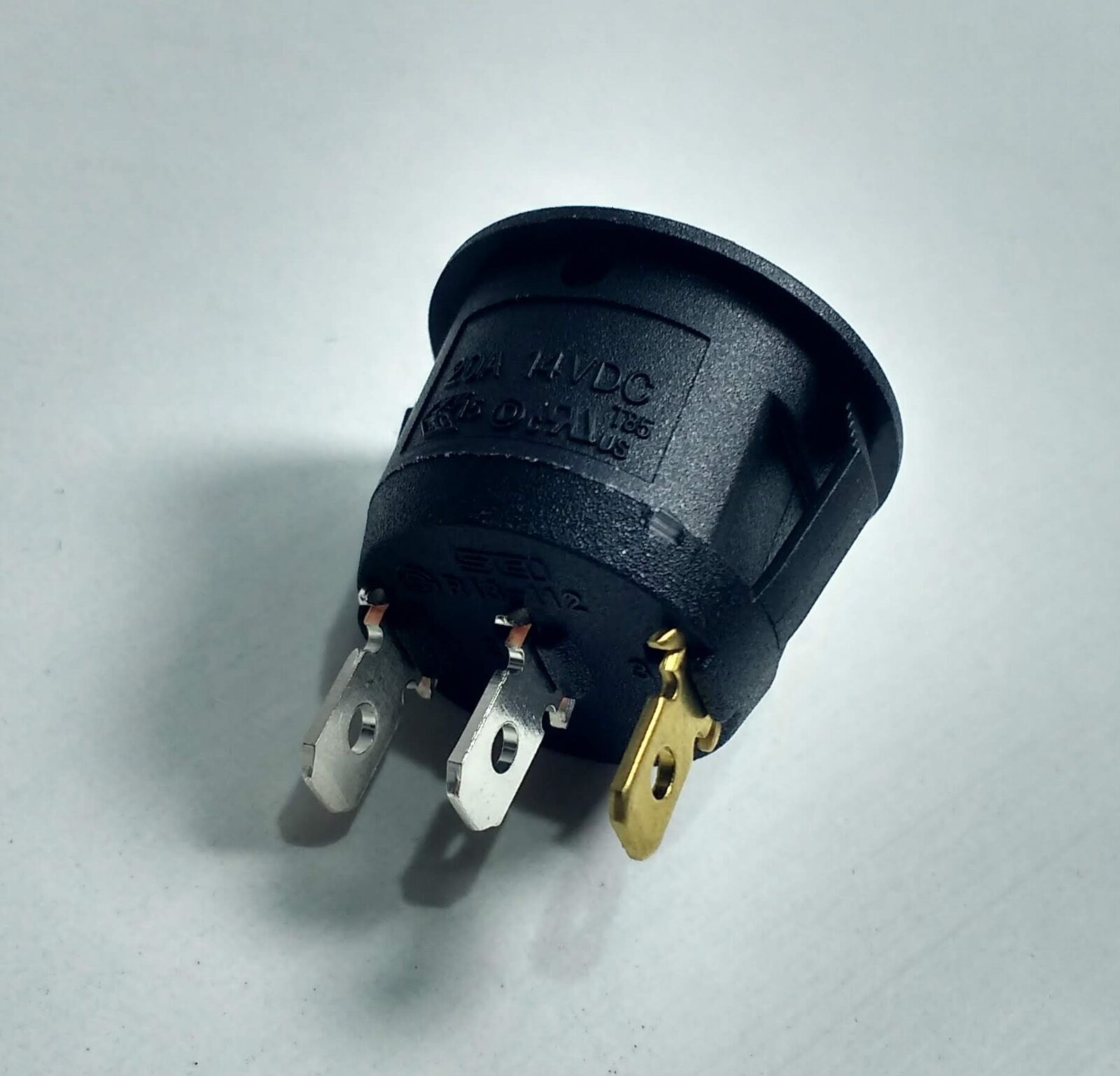 On Off Rocker Switch Round 12V Red Led Headlight Driving Lamp Logo Cargo 182386 - Mid-Ulster Rotating Electrics Ltd