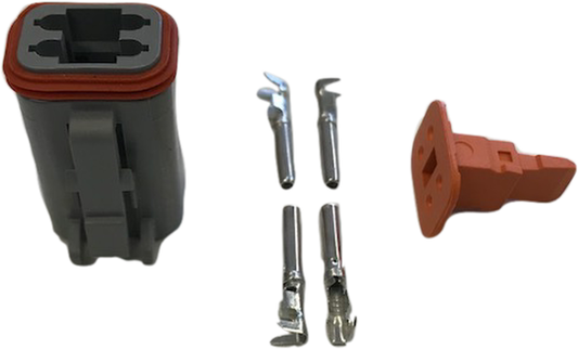 Deutsch 4 Way Plug Dt Series Female Connector Kit Mure Dt06-4S C015/W4S - Mid-Ulster Rotating Electrics Ltd