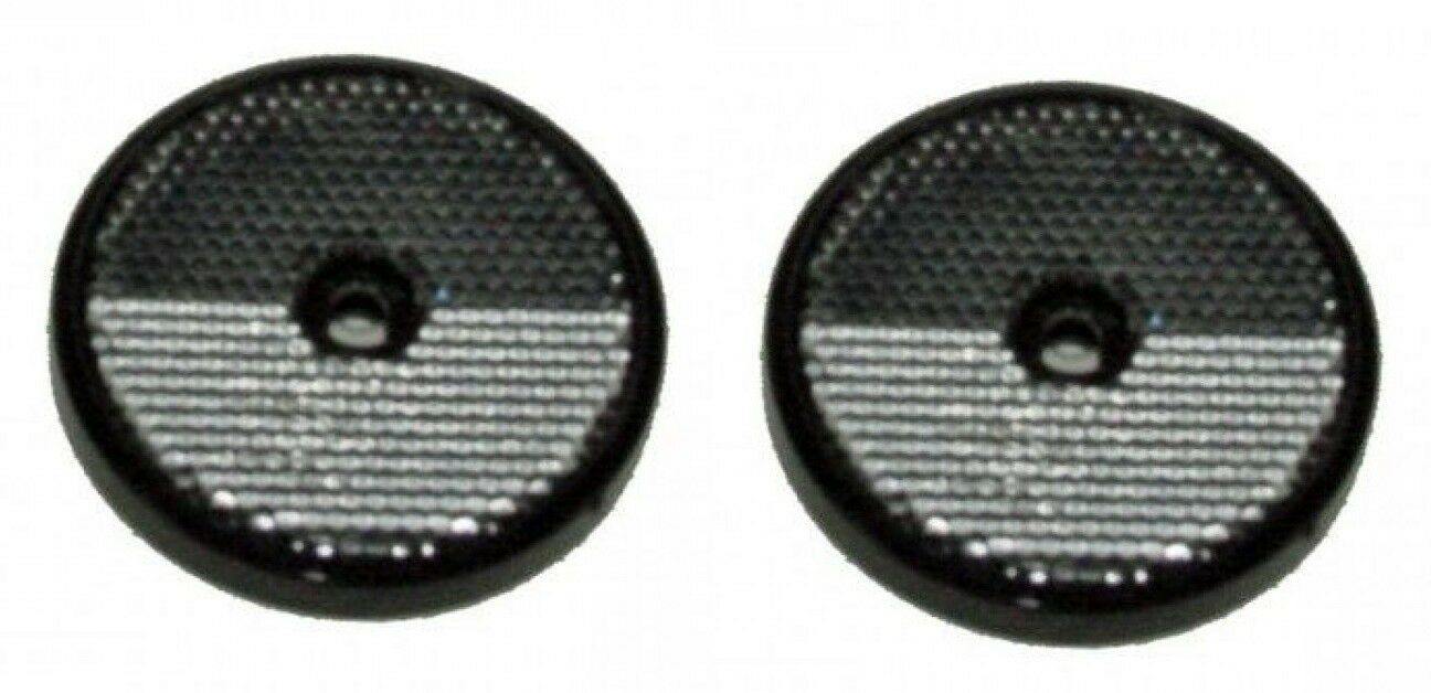 2 X Front Clear Screw On Reflector Trailer Truck Horsebox Round Maypole Mp162B - Mid-Ulster Rotating Electrics Ltd