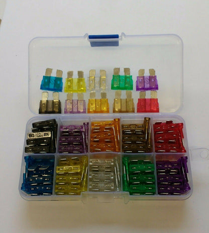 Assortment Box Automotive Standard Blade Fuses Mure 5A 10A 15A 20A 25A 30A Kit - Mid-Ulster Rotating Electrics Ltd