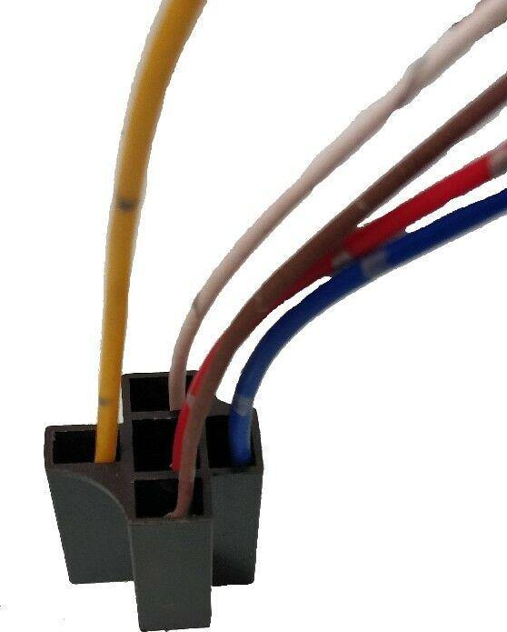 5 Relay Multi Plug Holder Socket Base For Pre-Wired 4-5 Pin Relays Mure Pl52-Wl - Mid-Ulster Rotating Electrics Ltd