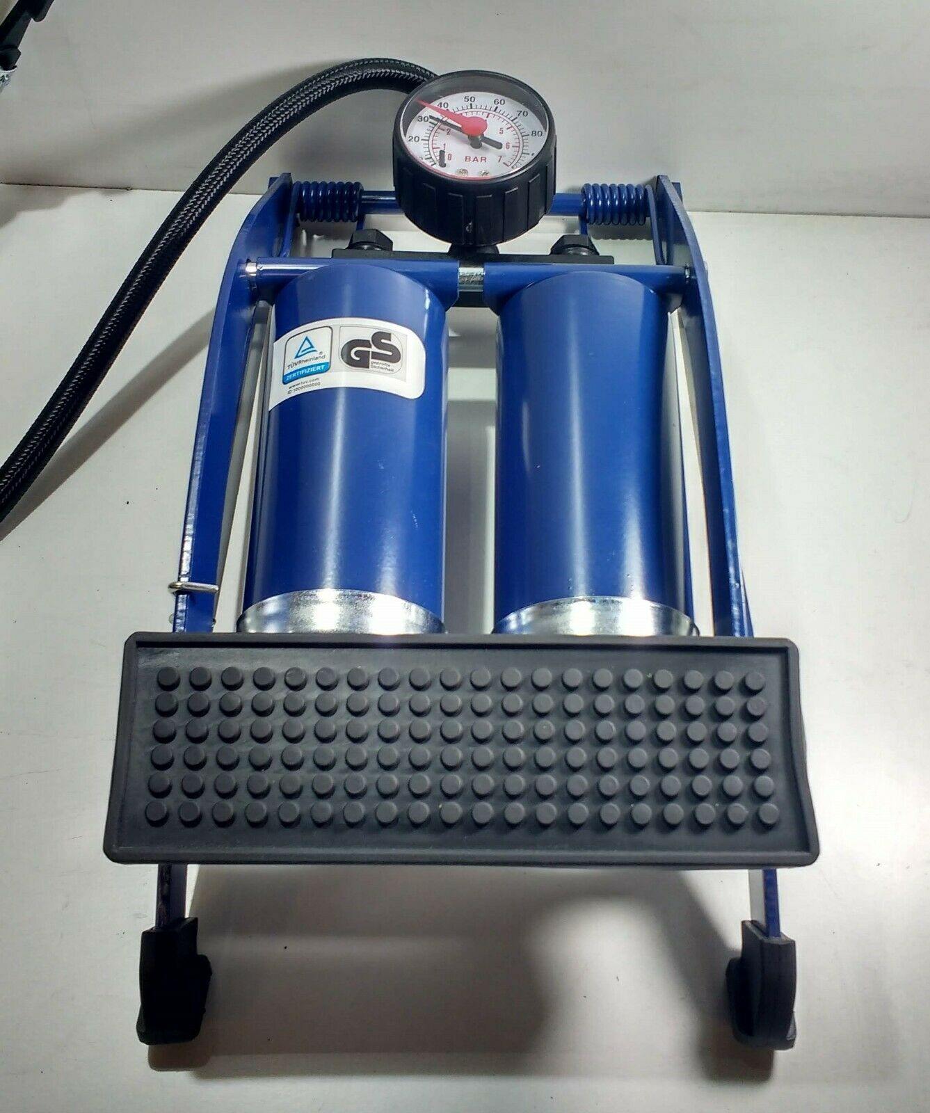 Double Piston Barrel Foot Pump Bike Car Football Genuine Maypole Mp784 - Mid-Ulster Rotating Electrics Ltd