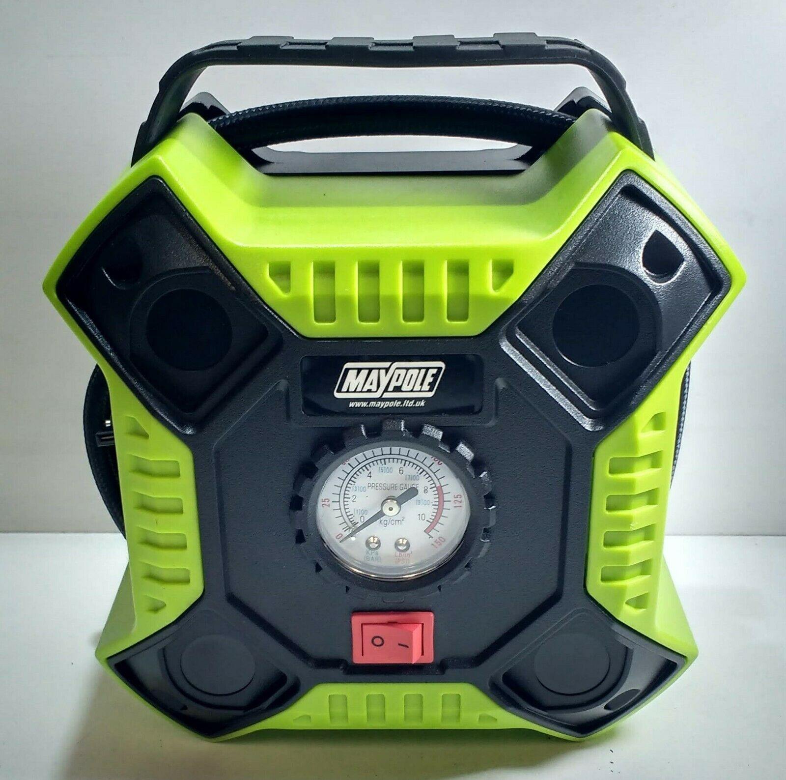 12V Portable Compact Air Compressor High Speed Inflation Genuine Maypole Mp7949 - Mid-Ulster Rotating Electrics Ltd