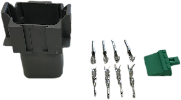 Deutsch 8 Way Plug Dt Series Male Connector Kit Mure Dt04-8Pa C015/W8P - Mid-Ulster Rotating Electrics Ltd