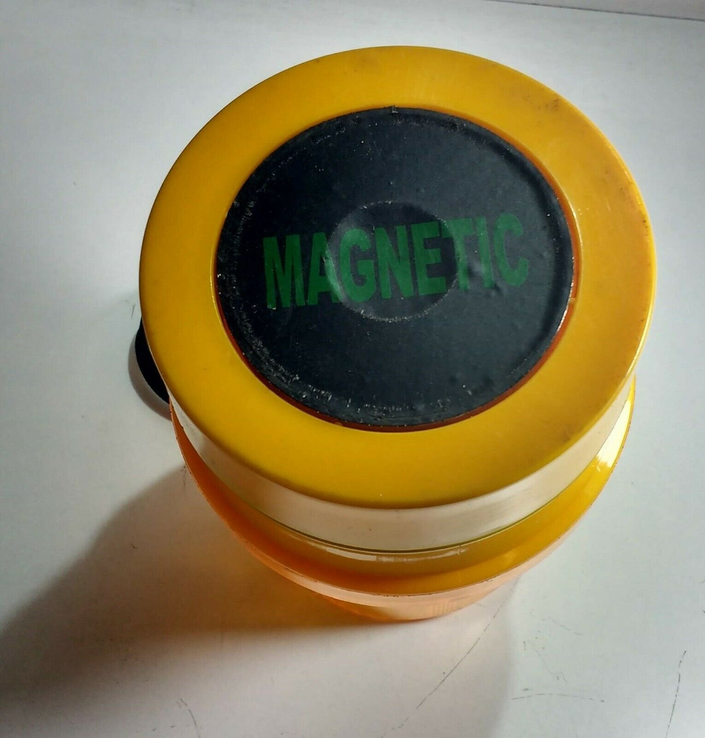 Magnetic Mount Beacon Amber Led Flasher D Cell Battery Powered Cargo 172253 - Mid-Ulster Rotating Electrics Ltd