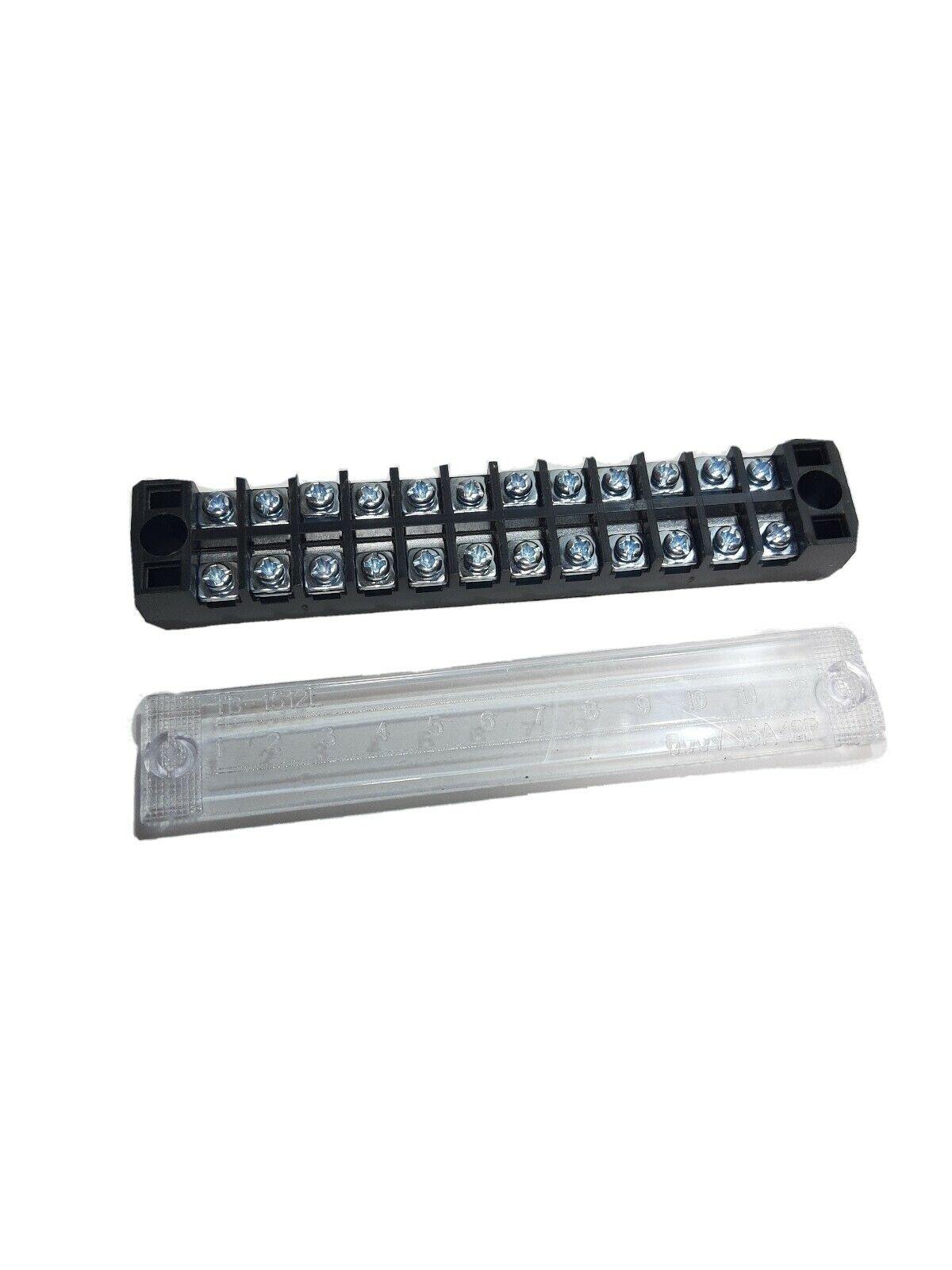 12V 24V 12 Position 2 Row Terminal Block Strip Cable Connector Mure Tb-1512L - Mid-Ulster Rotating Electrics Ltd