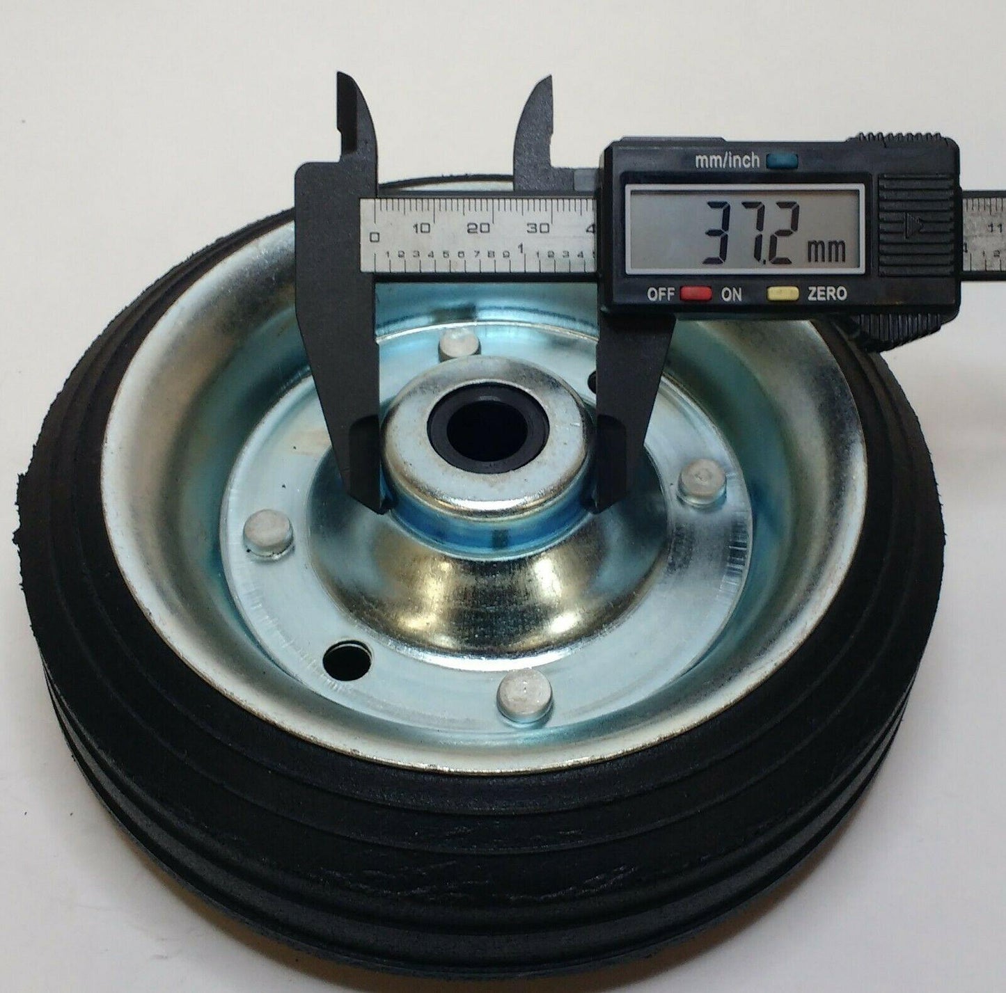 Steel Wheel For Small Telescopic Jockey Wheel 160Mm Genuine Maypole Mp429 - Mid-Ulster Rotating Electrics Ltd