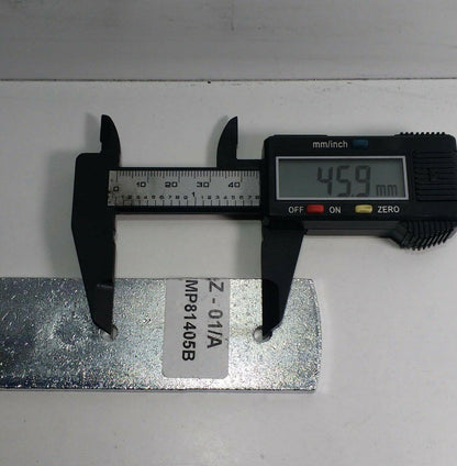 Flat Latch Fixing Plate Over Centre Latch 142Mm X35Mm Genuine Maypole Mp81405B - Mid-Ulster Rotating Electrics Ltd