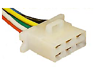 6 Pin Voltage Regulator Plug Japanese Type Connector 150Mm Lead Mure Pl21-Wl - Mid-Ulster Rotating Electrics Ltd