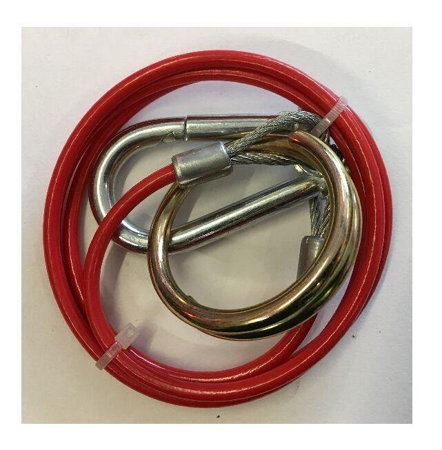 Trailer Breakaway Cable Pvc Red With Burst Ring For Caravan Maypole Mp501B - Mid-Ulster Rotating Electrics Ltd