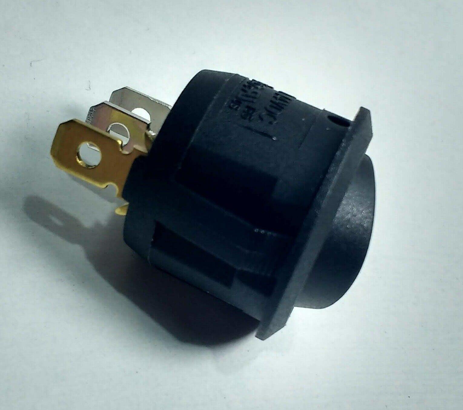 On Off Rocker Switch 12V Red Led Mini Round Beacon Symbol Cargo 182383 - Mid-Ulster Rotating Electrics Ltd