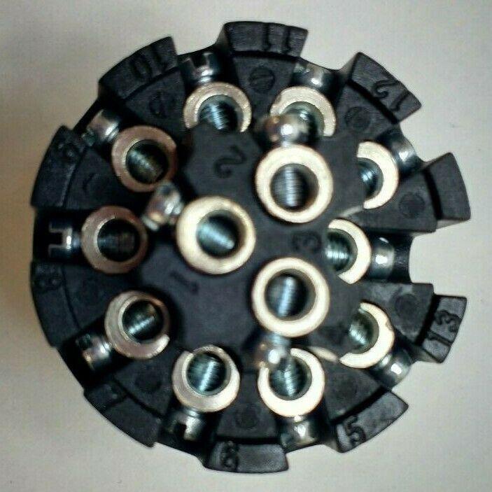 13 Pin Plug Adapter Conversion For 12N 12S Wiring Towing Trailer Mp124B Maypole - Mid-Ulster Rotating Electrics Ltd